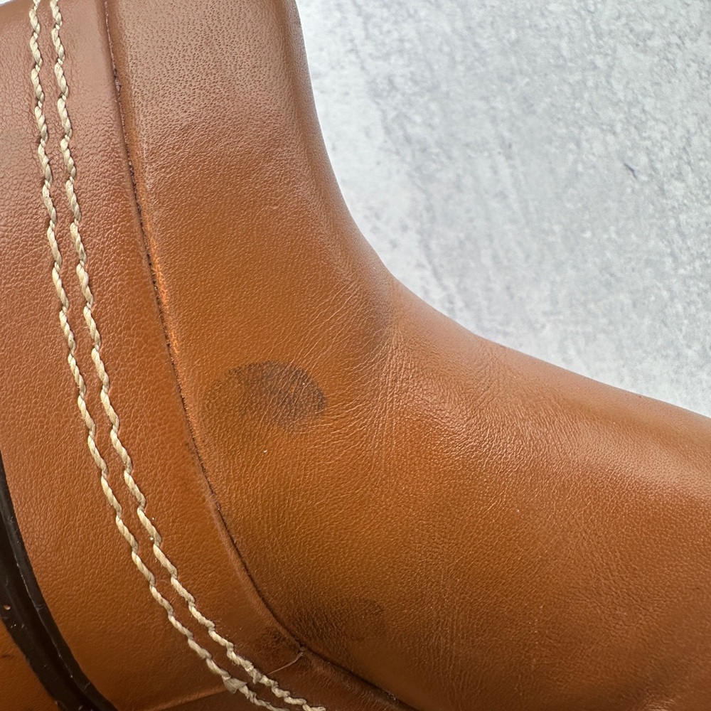 Tommy Hilfiger Women's Tan Mules Brown Platform Shoes - Picture 6 of 8